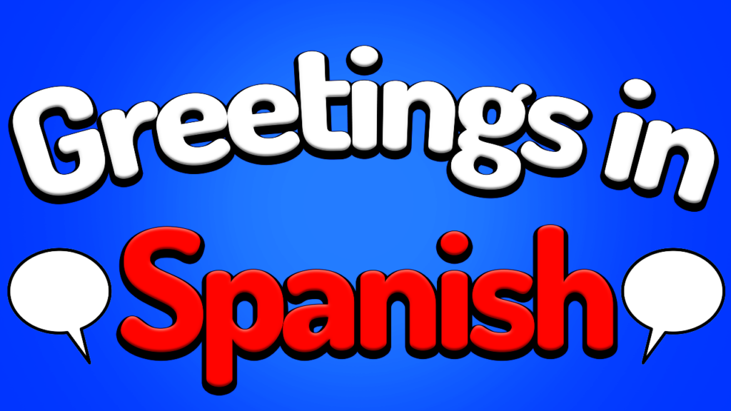 Introducing Spanish Greetings in Different Situations